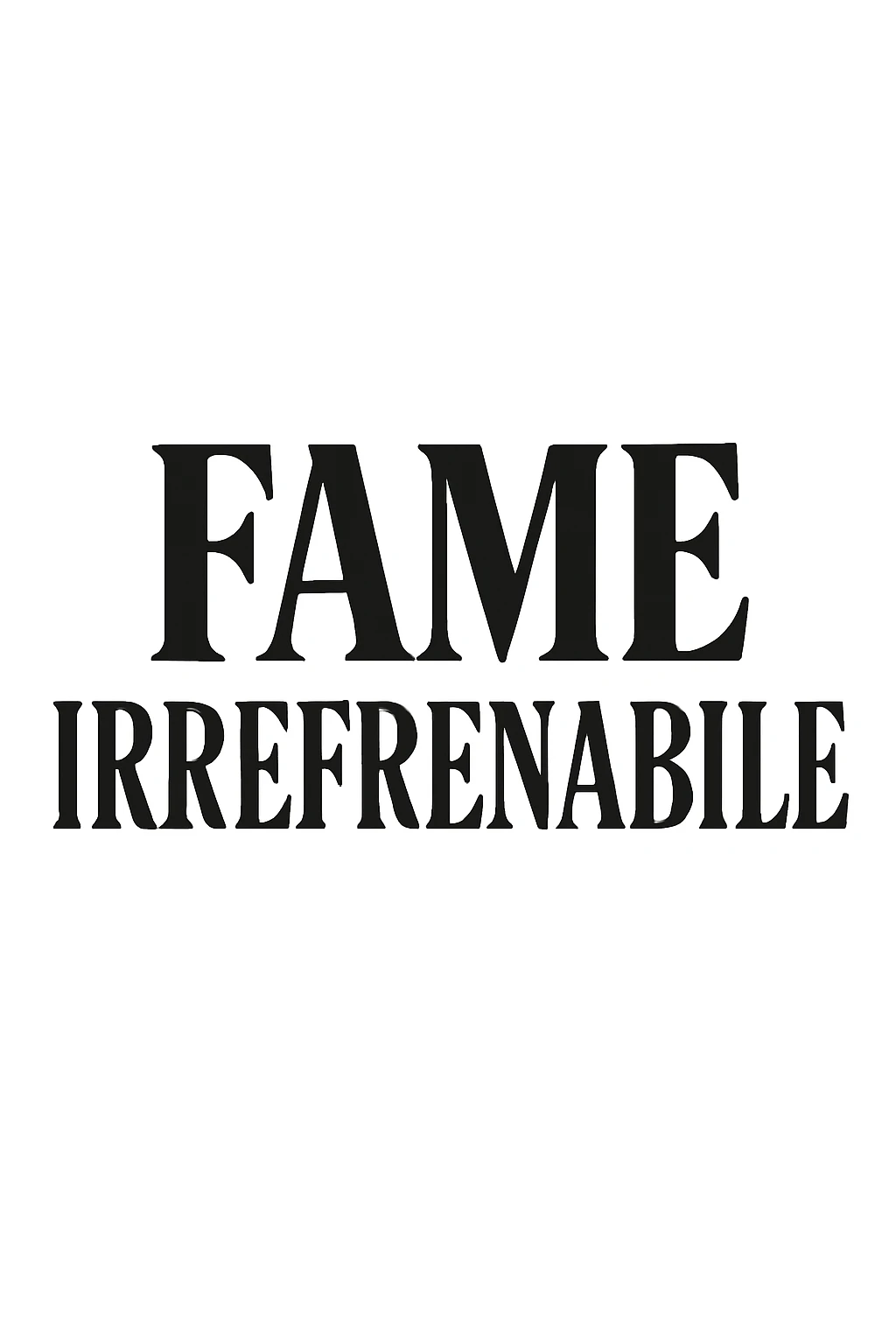 FAME IRREFRENABILE NO SFONDO emoji