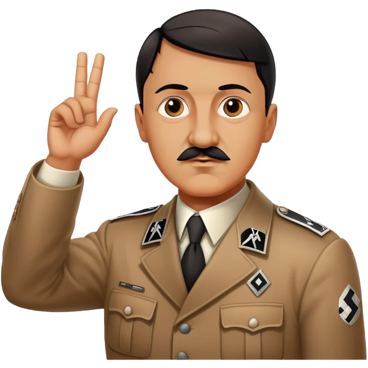 Гитлер зигует emoji