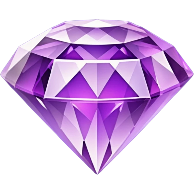 glitter purple crystal diamond emoji