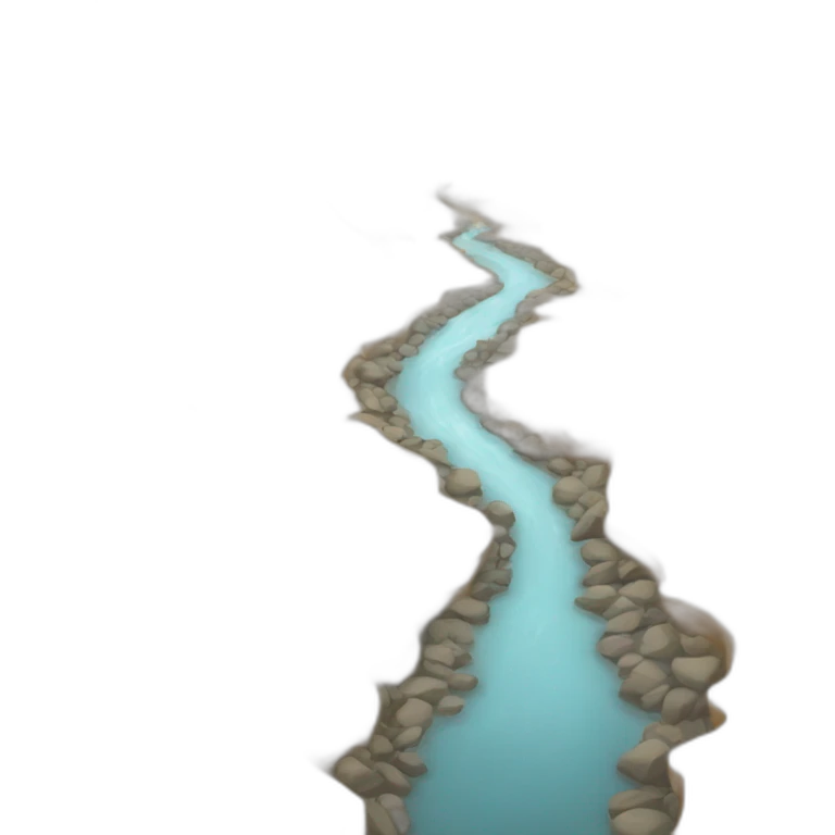 dry river emoji