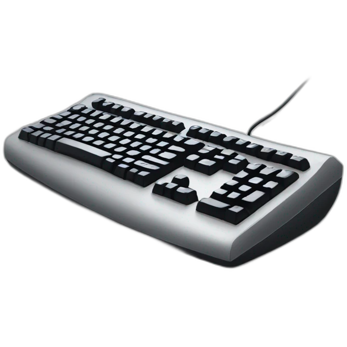 We have an old keyboard and mouse emoji