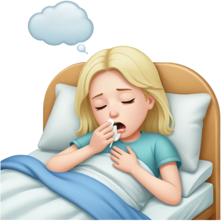 Chica enferma  emoji