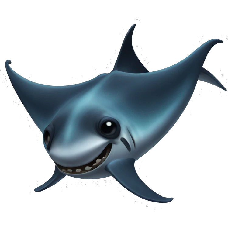 Raie manta emoji