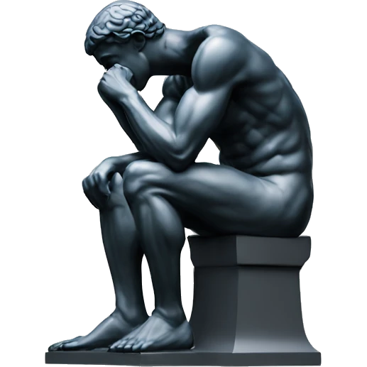 The thinker emoji