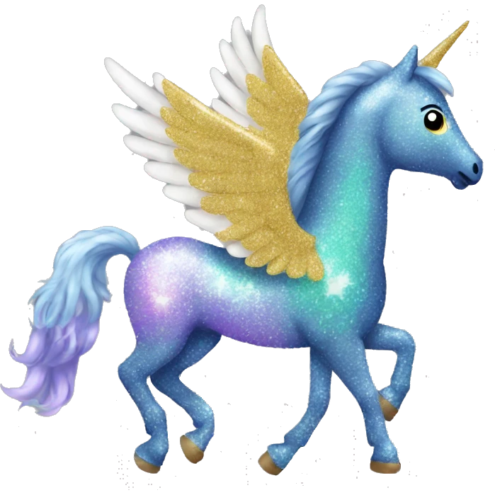 Glitter Pegasus  emoji