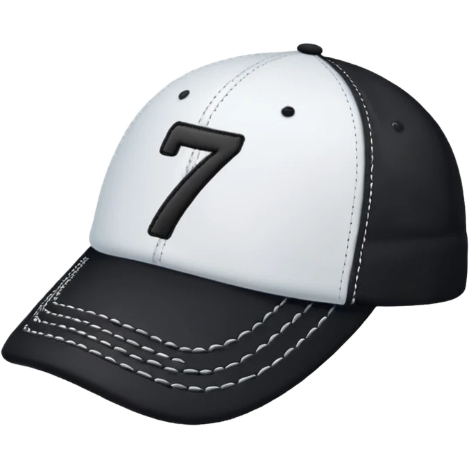A black cap with the number 701 on the front  emoji
