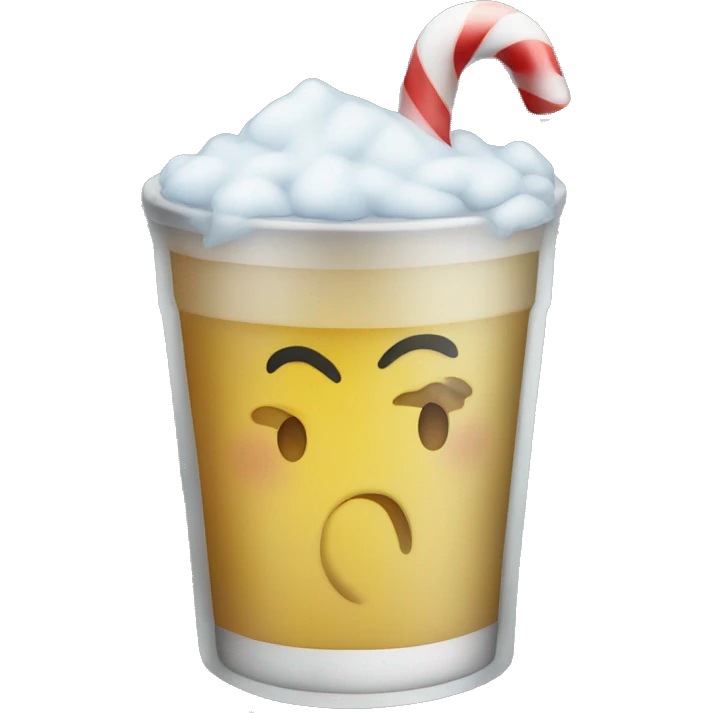 Christmas cold drink emoji