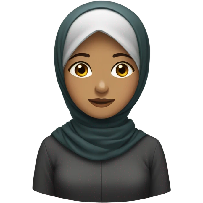 Muslim girl wearing hijab emoji