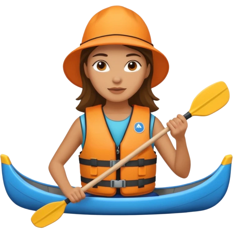 woman canoeist emoji