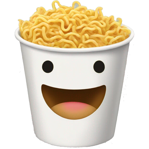 Cup of instant noodles emoji
