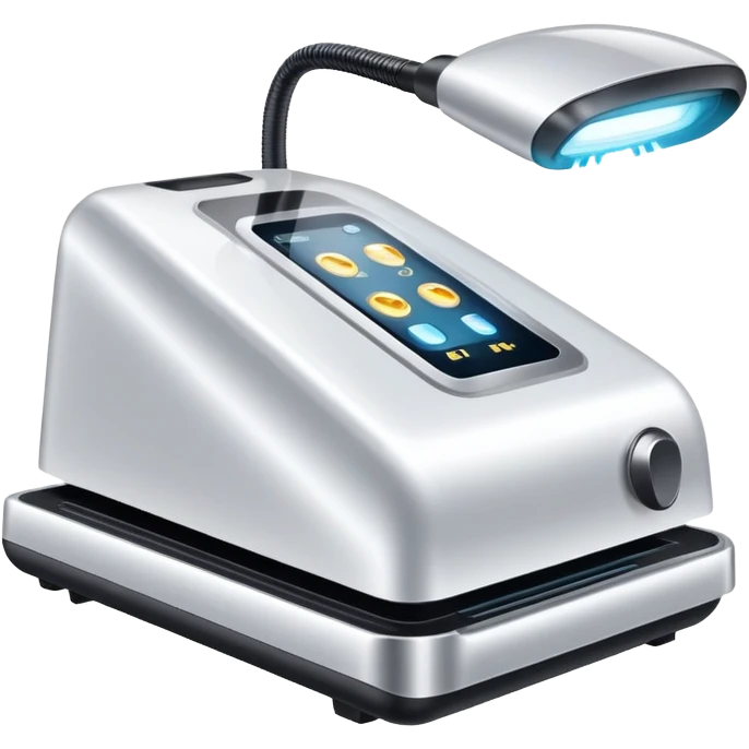 Máquina de depilación láser con rayos de luz emoji