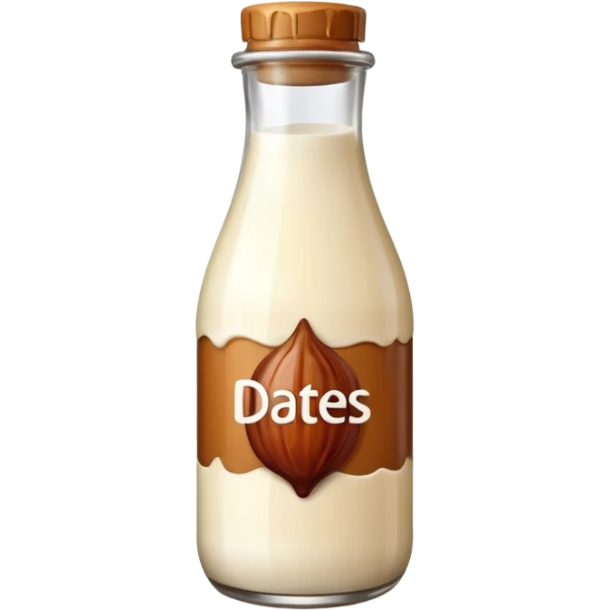 dates milk in a bottle emoji