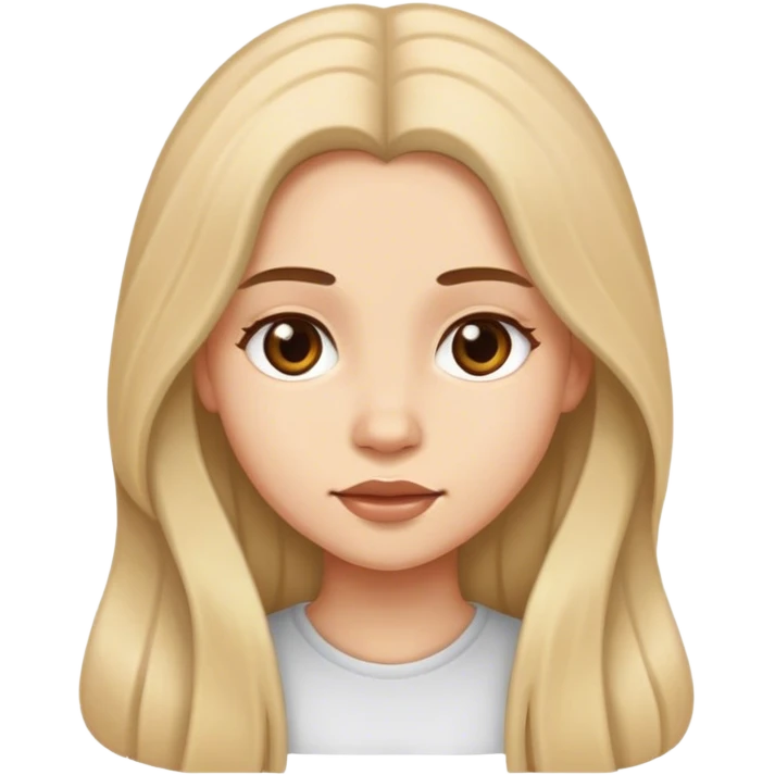 Chica de pelo largo  emoji