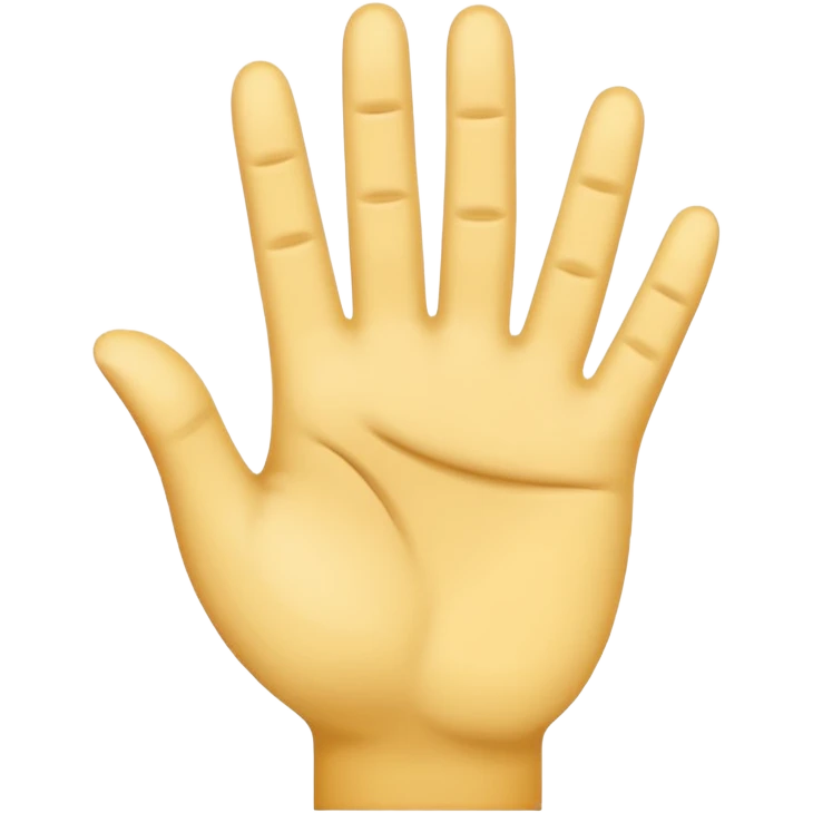 Hand emoji with the number 8 emoji