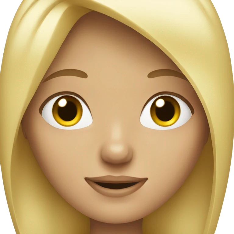 blonde girl emoji