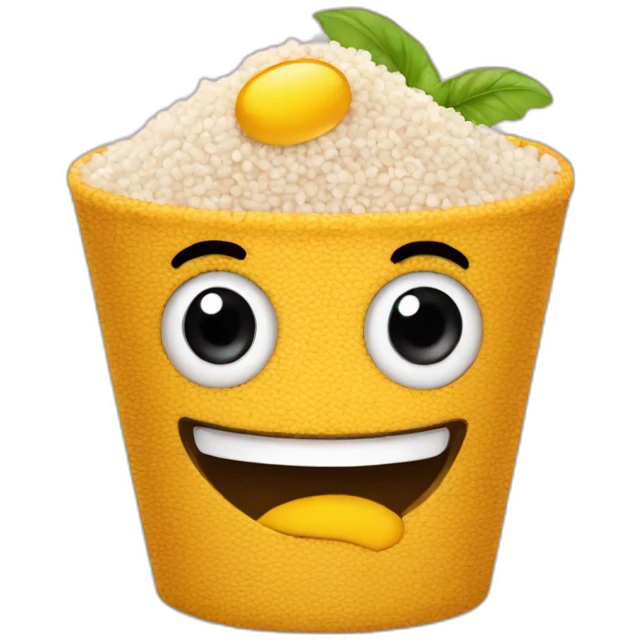 Chat dans un couscous emoji