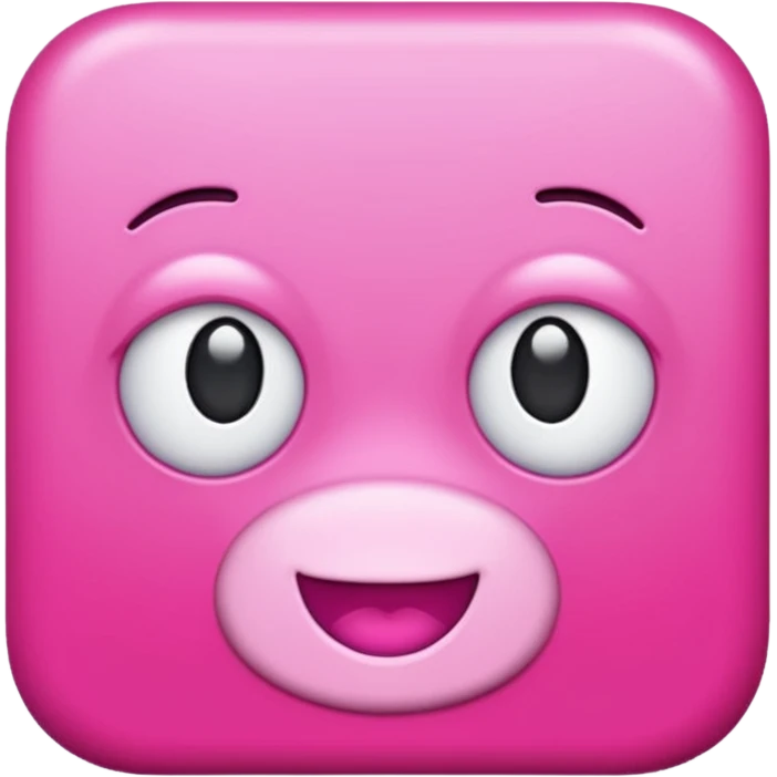 Розовое emoji