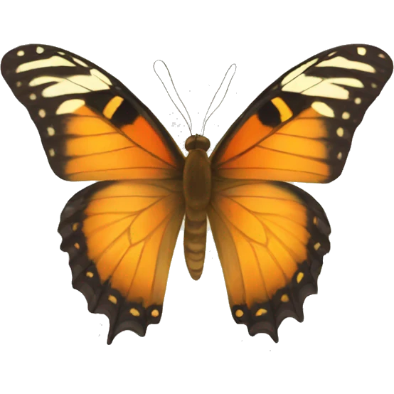 A butterfly  emoji