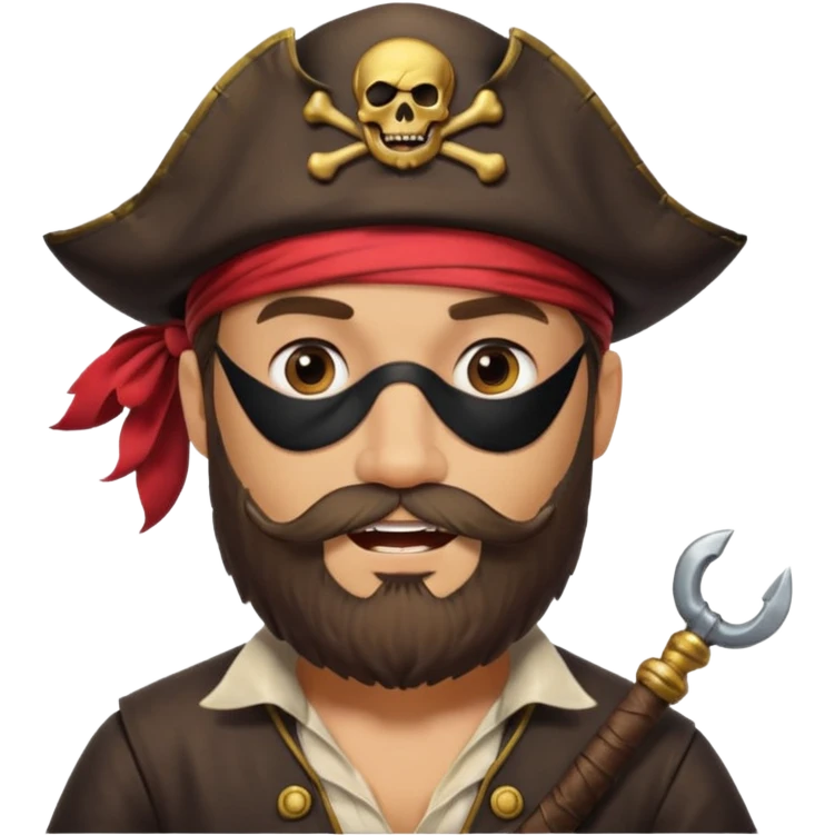 Caricatura un pirata emoji