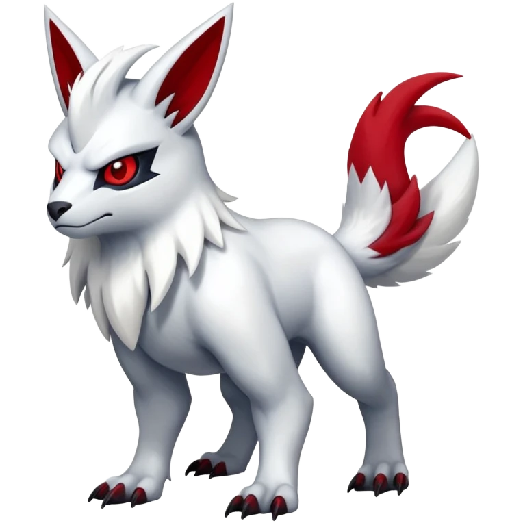 Absol-Zangoose-Fakémon-hybrid-creature (full body)  emoji