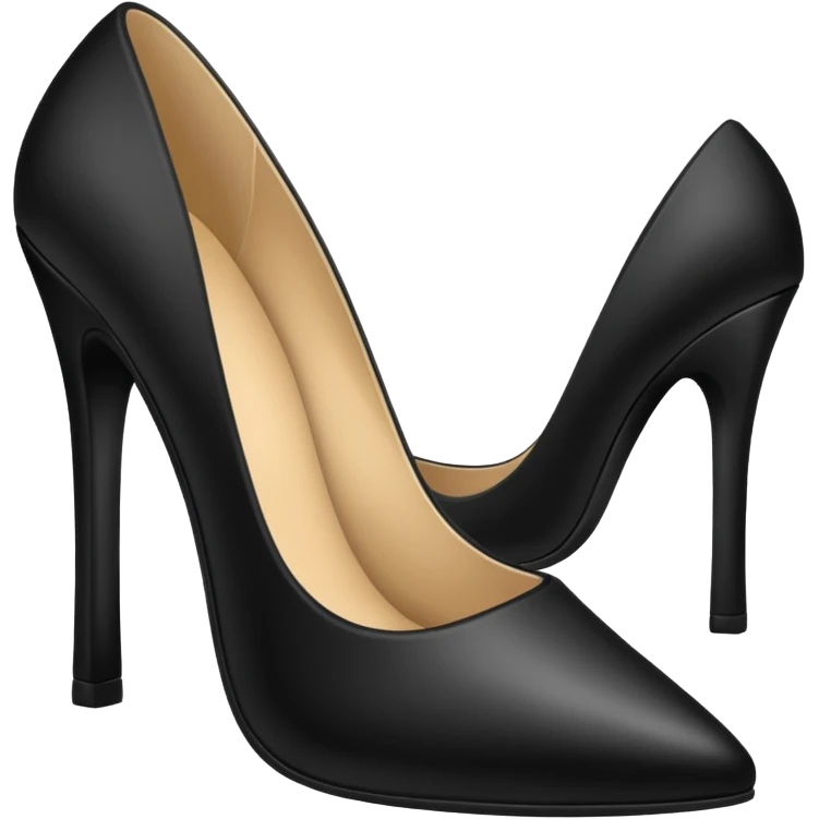 Black heel emoji