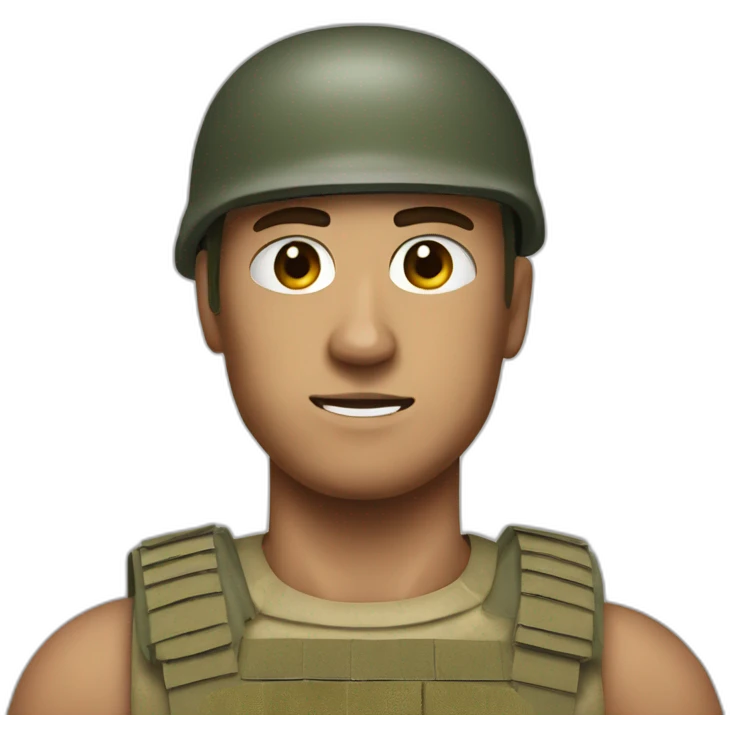 an injured uk soldier emoji