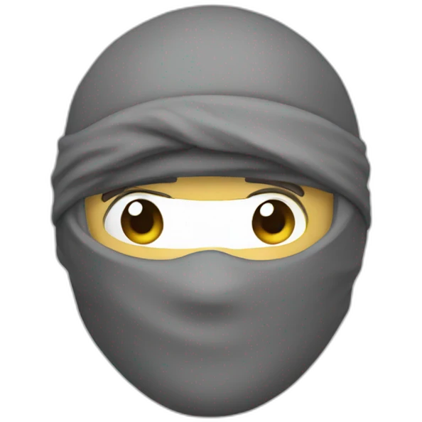 grey ninja emoji