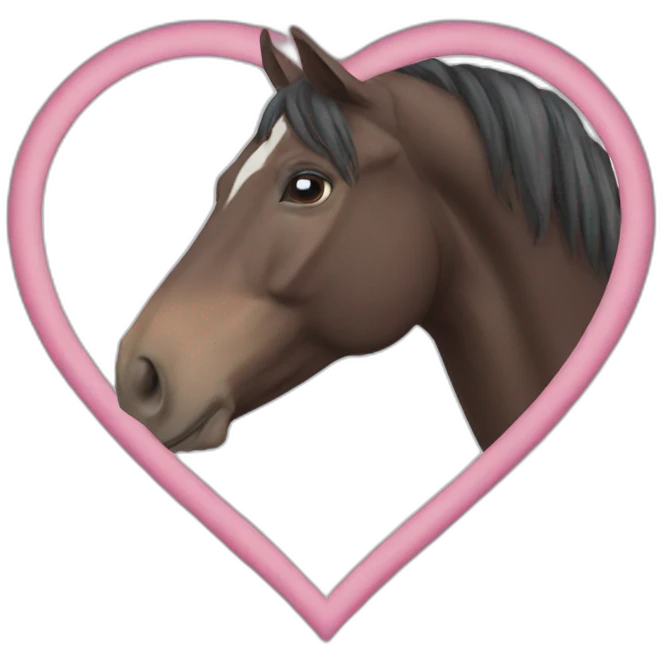 horse heart emoji