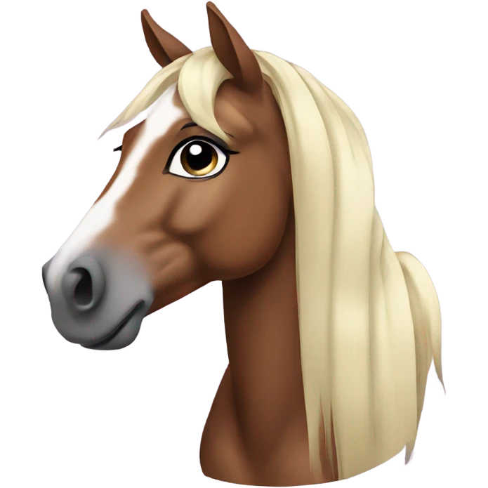 horse looking glamorous  emoji