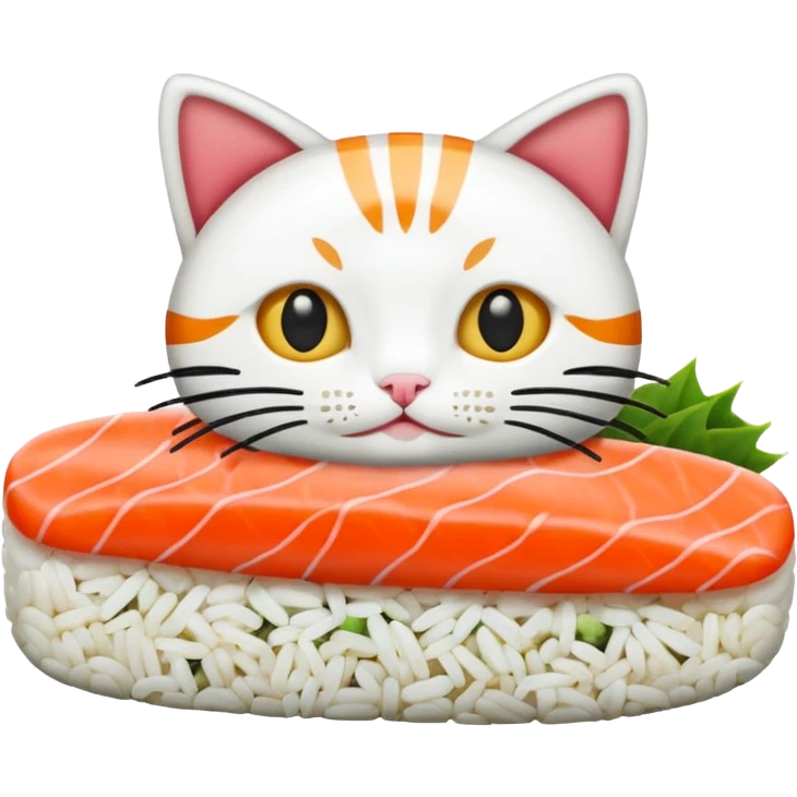 Cat sushi  emoji