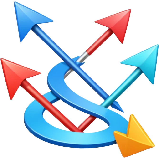 mach mir etwas das darstellt das man sein ganzes leben umkrempelt mit pfeilen emoji