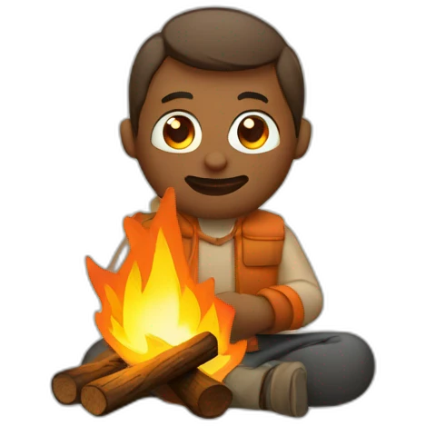 campfire man emoji