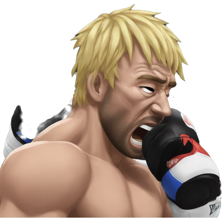 mma fighter facepalm scream emoji