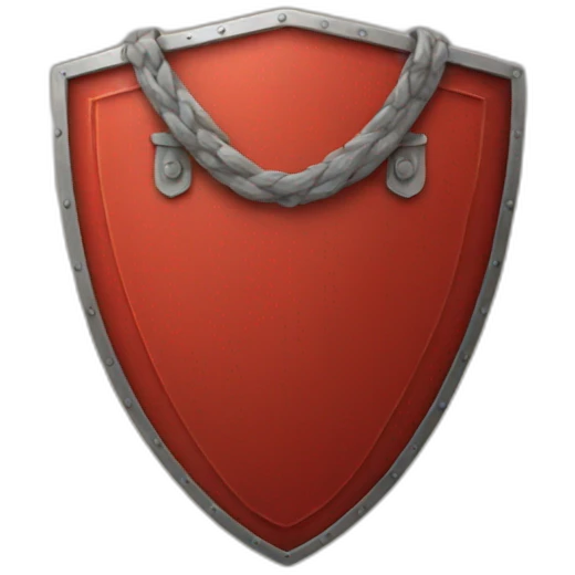 red shield emoji