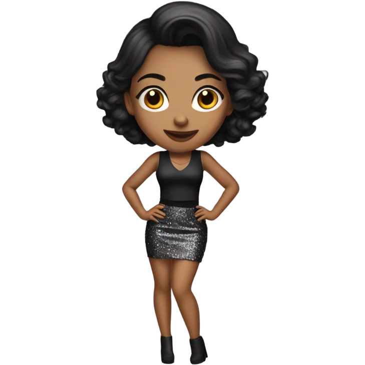 brunette nightclub girl emoji
