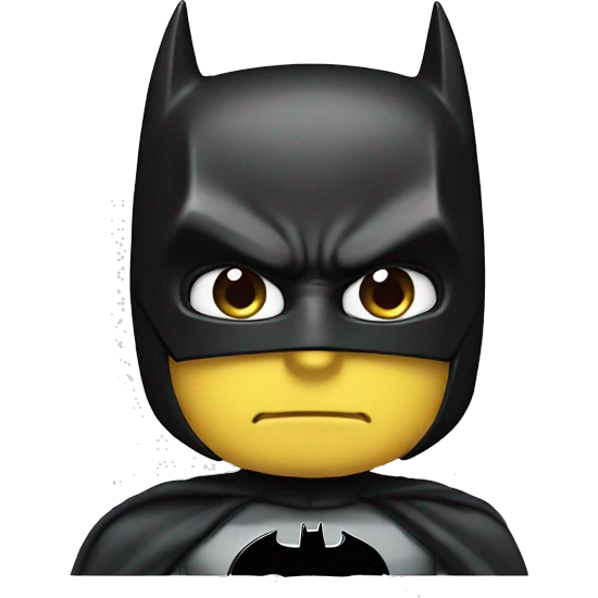 batman and hello kitty emoji