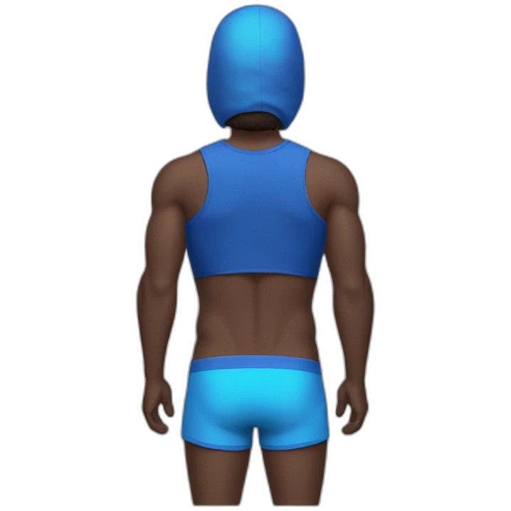 Two piece bikini dude emoji