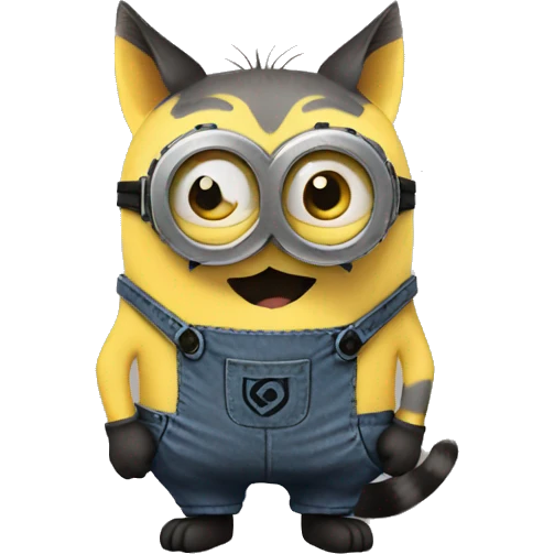 Minion Cat Emoji emoji