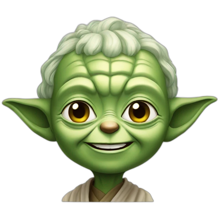 Yoda smile emoji