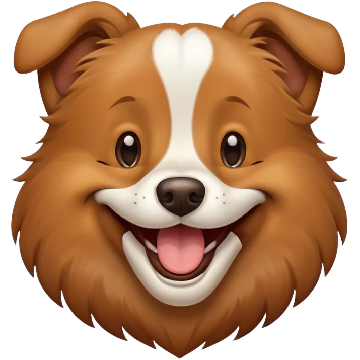 Dog laughing  emoji