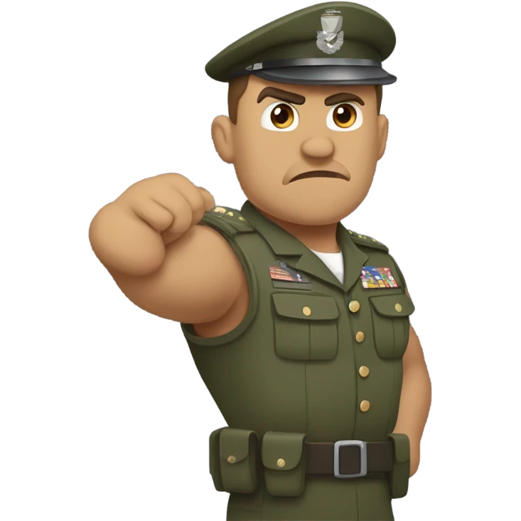 Angry Sergeant Coach emoji