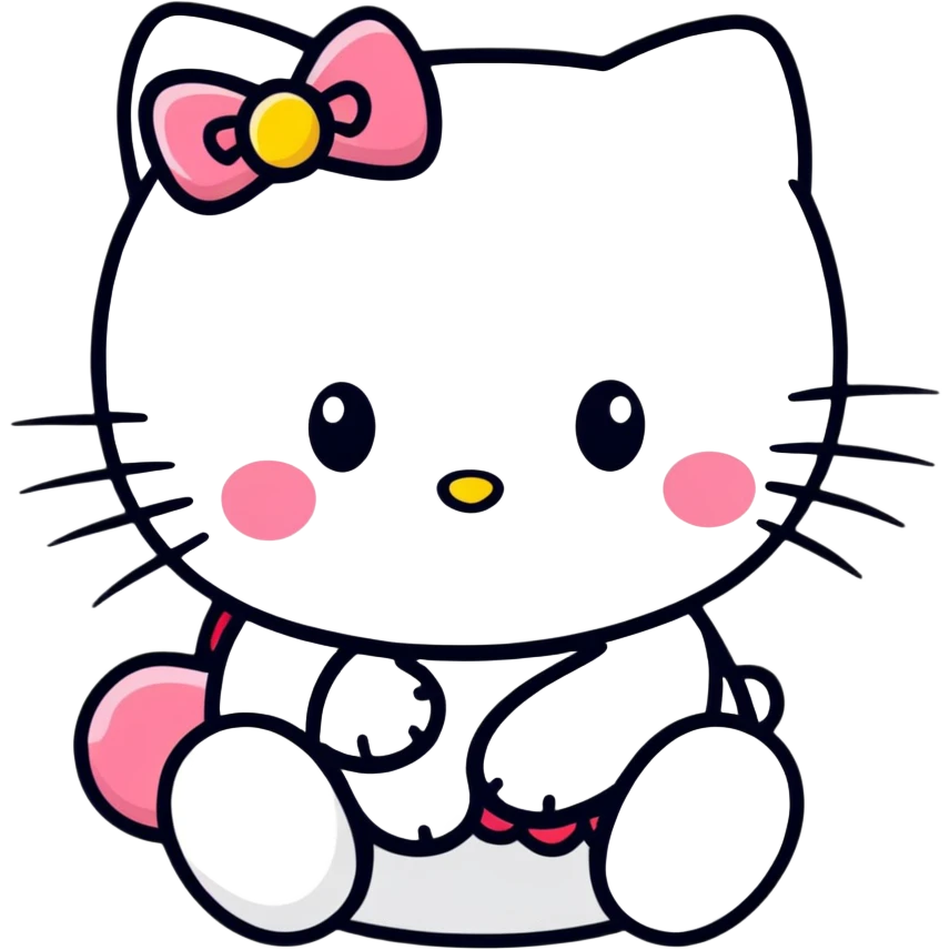 Hello kitty kiss  emoji
