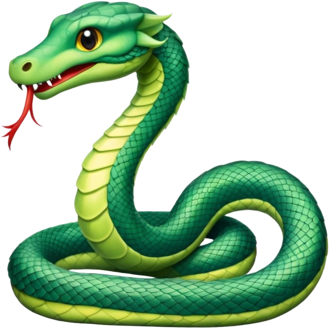 serpent green aqua emoji