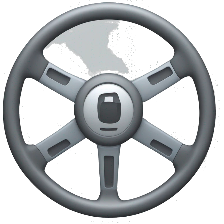 robotic steering wheel emoji