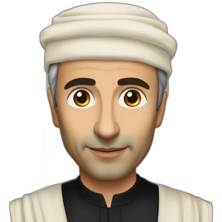 Eric zemmour avec l’abaya emoji