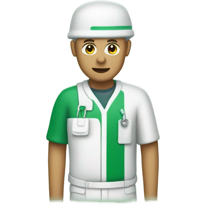 CREA UNA IMAGEN DE  un sanitario publico de parques PLASCTICO PORTATIL   COLOR  verd emoji