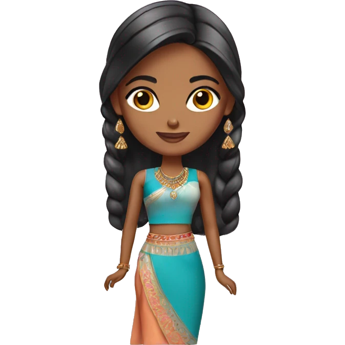 indian barbie emoji