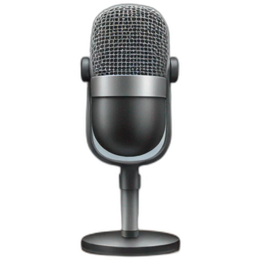 Microphone studio emoji