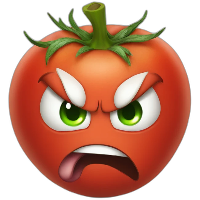 angry tomat emoji