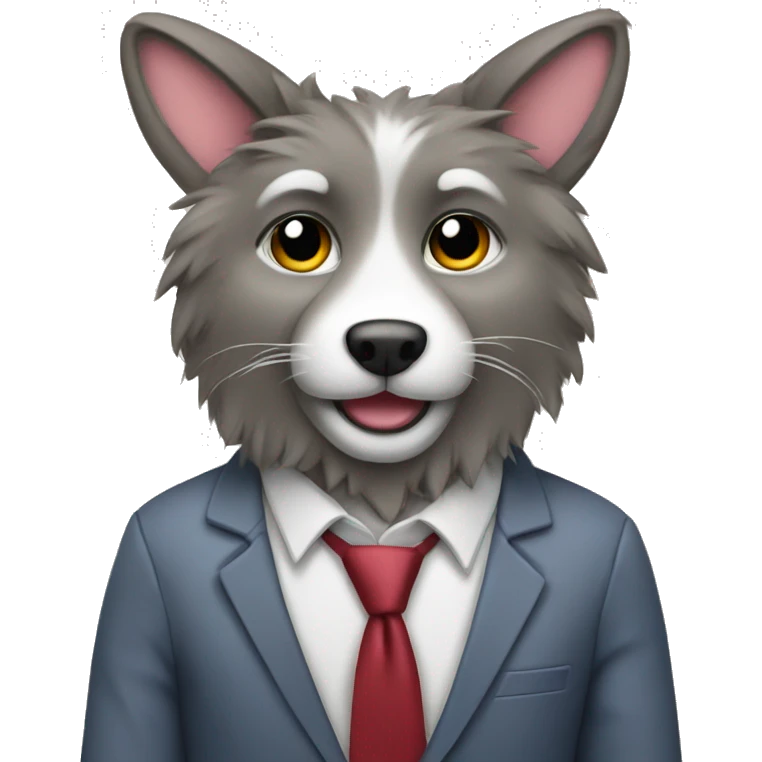furry office worker emoji
